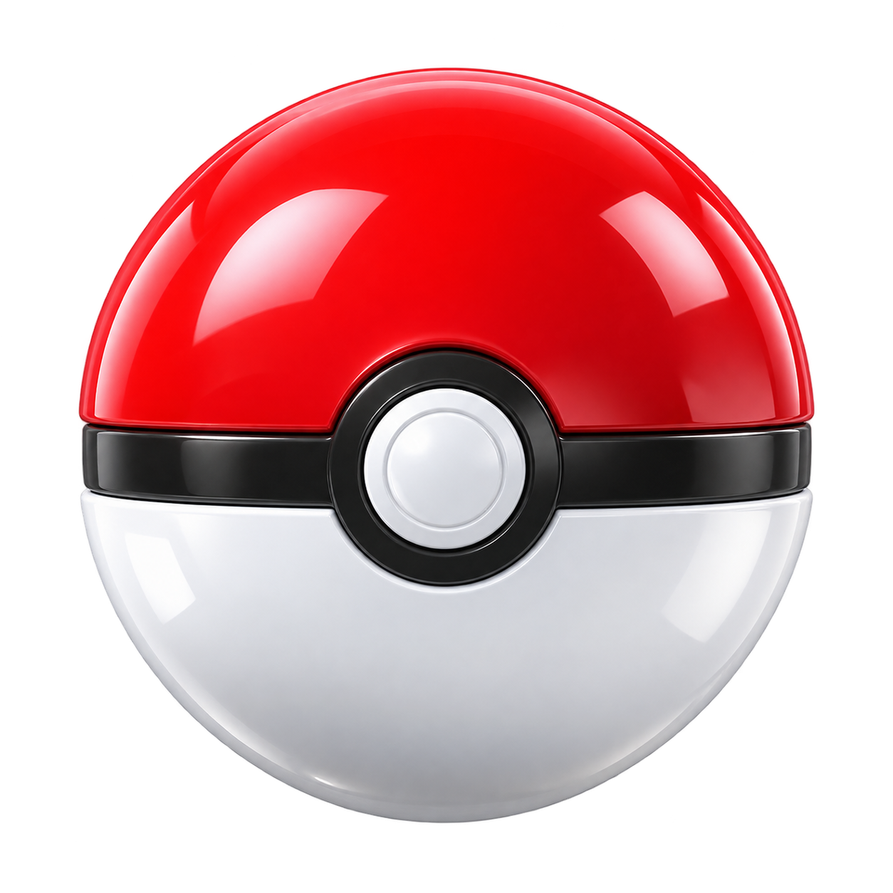 Red and white Poké Ball